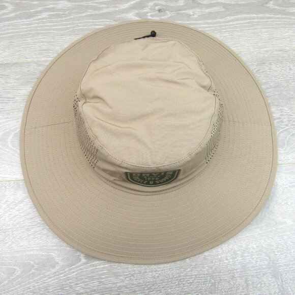 Orvis Wide-Brim Performance Sun Hat Khaki Beige One Size Fit NEW - Picture 3 of 11